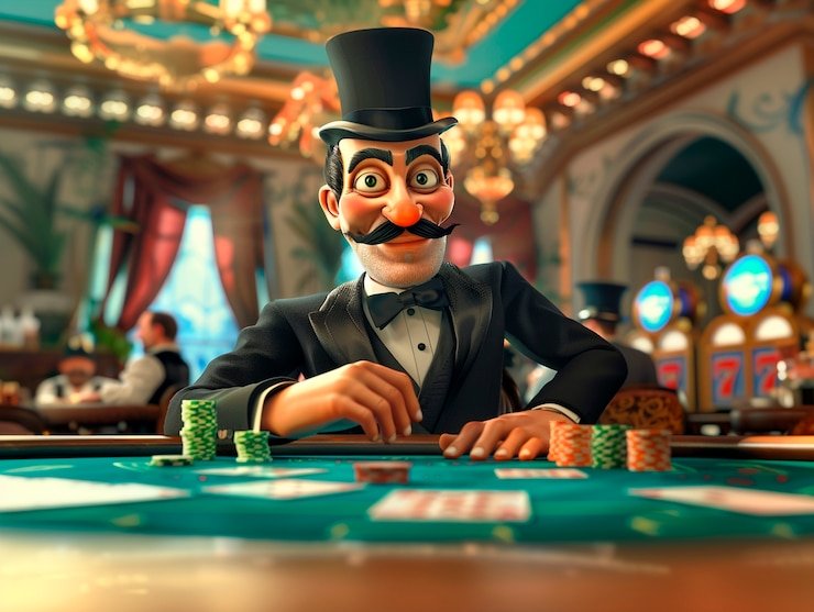Meja roulette Liburan Bali dengan dealer dan pemain